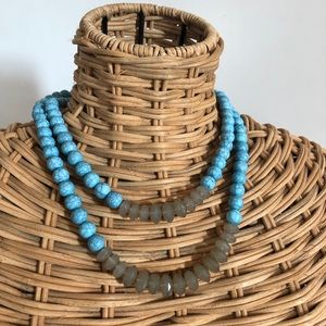 Baublebar faux stone bead necklace